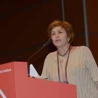 Foto Nicoloro G.  19/02/2017    Rimini   Terza giornata conclusiva del Congresso fondativo di Sinistra Italiana. nella foto Luciana Castellina.