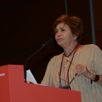 Foto Nicoloro G.  19/02/2017    Rimini   Terza giornata conclusiva del Congresso fondativo di Sinistra Italiana. nella foto Luciana Castellina.