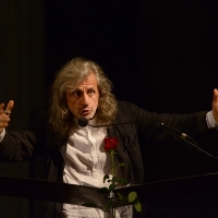 Foto Nicoloro G. 26/06/2016 Milano Prima serata ufficiale della diciassettesima edizione de ' La Milanesiana ' che quest' anno ha per titolo ' La Vanita' '. nella foto l' attore comico Alessandro Bergonzoni.