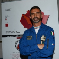 Foto Nicoloro G. 23/06/2016 Milano Prologo alla diciassettesima edizione de \' La Milanesiana \' con l\' intervento dell\' equipaggio delle Frecce Tricolori. nella foto il comandante della pattuglia acrobatica Jan Slangen.