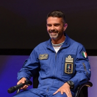 Foto Nicoloro G. 23/06/2016 Milano Prologo alla diciassettesima edizione de ' La Milanesiana ' con l' intervento dell' equipaggio delle Frecce Tricolori. nella foto il comandante della pattuglia acrobatica Jan Slangen.