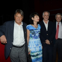 Foto Nicoloro G. 30/06/2016 Milano Sesta serata della diciassettesima edizione de ' La Milanesiana ' che quest' anno ha per titolo ' La Vanita' '. nella foto da sinistra Claudio Magris, Elisabetta Sgarbi, Toni Servillo e Ferruccio de Bortoli.