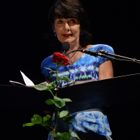 Foto Nicoloro G. 30/06/2016 Milano Sesta serata della diciassettesima edizione de ' La Milanesiana ' che quest' anno ha per titolo ' La Vanita' '. nella foto Elisabetta Sgarbi.