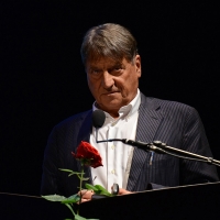 Foto Nicoloro G. 30/06/2016 Milano Sesta serata della diciassettesima edizione de \' La Milanesiana \' che quest\' anno ha per titolo \' La Vanita\' \'. nella foto lo scrittore Claudio Magris.