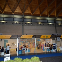 Foto Nicoloro G. 19/08/2016 Rimini Trentasettesima edizione del Meeting di Rimini che ha per titolo ' Tu sei un bene per me '. Inaugurata dal Capo dello Stato questa manifestazione si svolge per sette giorni tra incontri, dibattiti, mostre. nella foto uno degli stand presenti al Meeting.