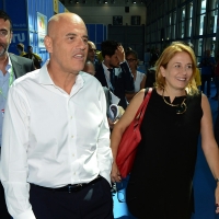 Foto Nicoloro G. 20/08/2016 Rimini Seconda giornata della trentasettesima edizione del Meeting di Rimini che ha per titolo ' Tu sei un bene per me '. Inaugurata dal Capo dello Stato questa manifestazione si svolge per sette giorni tra incontri, dibattiti, mostre. nella foto il presidente della Rai Monica Maggioni e l' a.d. di Eni Claudio Descalzi.