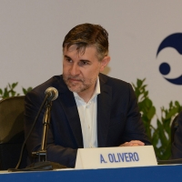 Foto Nicoloro G. 20/08/2016 Rimini Seconda giornata della trentasettesima edizione del Meeting di Rimini che ha per titolo \' Tu sei un bene per me \'. Inaugurata dal Capo dello Stato questa manifestazione si svolge per sette giorni tra incontri, dibattiti, mostre. nella foto il vice ministro delle Politiche Agricole Andrea Olivero.