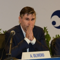 Foto Nicoloro G. 20/08/2016 Rimini Seconda giornata della trentasettesima edizione del Meeting di Rimini che ha per titolo \' Tu sei un bene per me \'. Inaugurata dal Capo dello Stato questa manifestazione si svolge per sette giorni tra incontri, dibattiti, mostre. nella foto il vice ministro delle Politiche Agricole Andrea Olivero.
