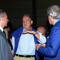Foto Nicoloro G. 24/08/2016 Rimini Sesta giornata della trentasettesima edizione del Meeting di Rimini che ha per titolo ' Tu sei un bene per me '. Inaugurata dal Capo dello Stato questa manifestazione si svolge per sette giorni tra incontri, dibattiti, mostre. nella foto Romano Prodi.