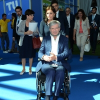 Foto Nicoloro G. 25/08/2016 Rimini Settima ed ultima giornata della trentasettesima edizione del Meeting di Rimini che ha per titolo \' Tu sei un bene per me \'. Inaugurata dal Capo dello Stato questa manifestazione si svolge per sette giorni tra incontri, dibattiti, mostre. nella foto Mario Melazzini, presidente AIFA.