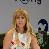 Foto Nicoloro G. 25/08/2016 Rimini Settima ed ultima giornata della trentasettesima edizione del Meeting di Rimini che ha per titolo \' Tu sei un bene per me \'. Inaugurata dal Capo dello Stato questa manifestazione si svolge per sette giorni tra incontri, dibattiti, mostre. nella foto Nicoletta Luppi, presidente Gruppo Vaccini di Farmindustria.