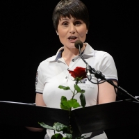 03/07/2017 Milano 18° edizione de \' La Milanesiana \' che quest\' anno ha per tema \' Paura e Coraggio \'. nella foto l\' astronauta Samantha Cristoforetti.