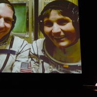 03/07/2017 Milano 18° edizione de \' La Milanesiana \' che quest\' anno ha per tema \' Paura e Coraggio \'. nella foto l\' astronauta Samantha Cristoforetti.