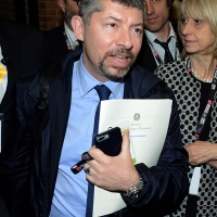 Foto Nicoloro G. 29/03/2017 Ravenna XIII edizione di OMC, Offshore Mediterranean Conference, evento biennale tra i piu' importanti in Europa, imperniato sulla ricerca e innovazione delle tecnologie offshore. nella foto il sottosegretario Ivan Scalfarotto.
