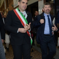 Foto Nicoloro G. 29/03/2017 Ravenna XIII edizione di OMC, Offshore Mediterranean Conference, evento biennale tra i piu' importanti in Europa, imperniato sulla ricerca e innovazione delle tecnologie offshore. nella foto il sindaco di Ravenna Michele de Pascale e il sottosegretario Ivan Scalfarotto.