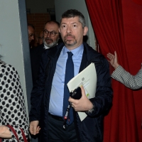 Foto Nicoloro G. 29/03/2017 Ravenna XIII edizione di OMC, Offshore Mediterranean Conference, evento biennale tra i piu' importanti in Europa, imperniato sulla ricerca e innovazione delle tecnologie offshore. nella foto il sottosegretario Ivan Scalfarotto.