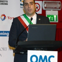 Foto Nicoloro G. 29/03/2017 Ravenna XIII edizione di OMC, Offshore Mediterranean Conference, evento biennale tra i piu' importanti in Europa, imperniato sulla ricerca e innovazione delle tecnologie offshore. nella foto il sinbdaco di Ravenna Michele de Pascale.
