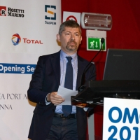 Foto Nicoloro G. 29/03/2017 Ravenna XIII edizione di OMC, Offshore Mediterranean Conference, evento biennale tra i piu' importanti in Europa, imperniato sulla ricerca e innovazione delle tecnologie offshore. nella foto il sottosegretario Ivan Scalfarotto.