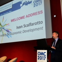 Foto Nicoloro G. 29/03/2017 Ravenna XIII edizione di OMC, Offshore Mediterranean Conference, evento biennale tra i piu' importanti in Europa, imperniato sulla ricerca e innovazione delle tecnologie offshore. nella foto il sottosegretario Ivan Scalfarotto.