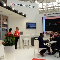 Foto Nicoloro G. 29/03/2017 Ravenna XIII edizione di OMC, Offshore Mediterranean Conference, evento biennale tra i piu\' importanti in Europa, imperniato sulla ricerca e innovazione delle tecnologie offshore. nella foto uno stand.