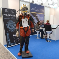 Foto Nicoloro G. 29/03/2017 Ravenna XIII edizione di OMC, Offshore Mediterranean Conference, evento biennale tra i piu\' importanti in Europa, imperniato sulla ricerca e innovazione delle tecnologie offshore. nella foto uno stand.