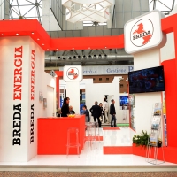 Foto Nicoloro G. 29/03/2017 Ravenna XIII edizione di OMC, Offshore Mediterranean Conference, evento biennale tra i piu' importanti in Europa, imperniato sulla ricerca e innovazione delle tecnologie offshore. nella foto lo stend Breda.