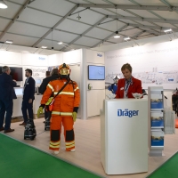 Foto Nicoloro G. 29/03/2017 Ravenna XIII edizione di OMC, Offshore Mediterranean Conference, evento biennale tra i piu' importanti in Europa, imperniato sulla ricerca e innovazione delle tecnologie offshore. nella foto uno stand.