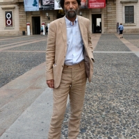 Foto Nicoloro G. 25/06/2018 Milano Edizione 2018 de \' La Milanesiana \' che ha per tema \' Il Dubbio e la Certezza \'. nella foto il filosofo Massimo Cacciari.