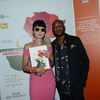 Foto Nicoloro G. 29/06/2018 Milano Edizione 2018 de \' La Milanesiana \' che ha per tema \' Il Dubbio e la Certezza \'. nella foto Elisabetta Sgarbi con lo scrittore Teju Cole.
