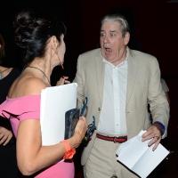 Foto Nicoloro G. 29/06/2018 Milano Edizione 2018 de ' La Milanesiana ' che ha per tema ' Il Dubbio e la Certezza '. nella foto Elisabetta Sgarbi con lo scrittore Patrick McGrath.