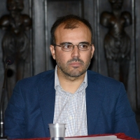 Foto Nicoloro G. 14/09/2018 Ravenna Continua l' ottava edizione di ' Dante 2021 ' il festival dedicato al Sommo Poeta e che quest' anno ha come titolo ' con l' animo che vince ogne battaglia '. L' evento, voluto dalla Fondazione Cassa di Risparmio di Ravenna con la direzione artistica dell' Accademia della Crusca, culminera' nel 2021, ricorrenza del settimo centenario della morte del Poeta. nella foto Cosimo Burgassi, dell' Istituto Opera del Vocabolario del CNR.