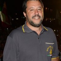 Foto Nicoloro G. 04/08/2018 Cervia ( Ravenna ) Festa della Lega Romagna. nella foto il ministro Matteo Salvini.