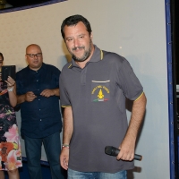 Foto Nicoloro G. 04/08/2018 Cervia ( Ravenna ) Festa della Lega Romagna. nella foto il ministro Matteo Salvini.