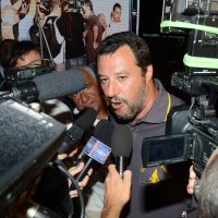 Foto Nicoloro G. 04/08/2018 Cervia ( Ravenna ) Festa della Lega Romagna. nella foto il ministro Matteo Salvini.