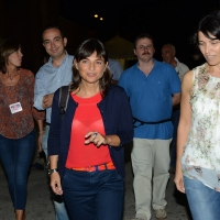Foto Nicoloro G. 12/09/2016 Ravenna Serata conclusiva della Festa dell\' Unita\' del PD. nella foto Debora Serracchiani al suo arrivo alla Festa.