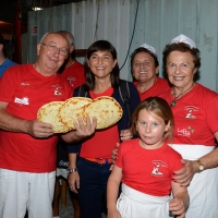 Foto Nicoloro G. 12/09/2016 Ravenna Serata conclusiva della Festa dell' Unita' del PD. nella foto Debora Serracchiani durante il suo giro di saluti ai volontari nei diversi stand della Festa.