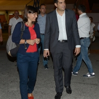 Foto Nicoloro G. 12/09/2016 Ravenna Serata conclusiva della Festa dell\' Unita\' del PD. nella foto Debora Serracchiani con il sindaco di Ravenna Michele De Pascale.