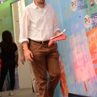 Foto Nicoloro G. 09/09/2018 Ravenna Serata di chiusura della Festa Nazionale de l' Unita'. nella foto Alessandro Barattoni, segretario provinciale del PD.