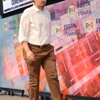 Foto Nicoloro G. 09/09/2018 Ravenna Serata di chiusura della Festa Nazionale de l' Unita'. nella foto Alessandro Barattoni, segretario provinciale del PD.