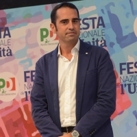 Foto Nicoloro G. 09/09/2018 Ravenna Serata di chiusura della Festa Nazionale de l' Unita'. nella foto Alberto Pandolfo, consigliere comunale a Genova.
