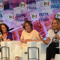 Foto Nicoloro G. 04/09/2018 Ravenna Festa Nazionale de l' Unita'. nella foto da sinistra Marina Sereni, Beatrice Lorenzin e Caterina Bini.
