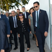 Foto Nicoloro G. 04/09/2018 Ravenna Festa Nazionale de l' Unita'. nella foto la presidente del Senato Maria Elisabetta Alberti Casellati al suo arrivo alla Festa.