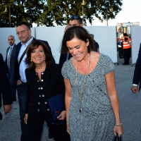 Foto Nicoloro G. 04/09/2018 Ravenna Festa Nazionale de l' Unita'. nella foto la presidente del Senato Maria Elisabetta Alberti Casellati, a sinistra, e Elisabetta Gualmini, vicepresidente della regione Emilia-Romagna.