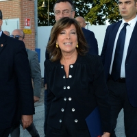 Foto Nicoloro G. 04/09/2018 Ravenna Festa Nazionale de l' Unita'. nella foto la presidente del Senato Maria Elisabetta Alberti Casellati al suo arrivo alla Festa.