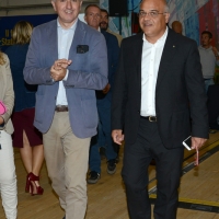 Foto Nicoloro G. 01/09/2018 Ravenna Continua la Festa Nazionale de l' Unita'. nella foto da sinistra Giuseppe Lumia e Giuseppe Antoci.