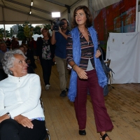 01/09/2018 Ravenna Continua la Festa Nazionale de l\' Unita\'. nella foto l\' ex presidente della Camera Laura Boldrini.