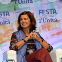 01/09/2018 Ravenna Continua la Festa Nazionale de l' Unita'. nella foto l' ex presidente della Camera Laura Boldrini.