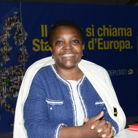 Foto Nicoloro G. 01/09/2018 Ravenna Continua la Festa Nazionale de l' Unita'. nella foto l' europarlamentare del PD Cecile Kyenge.
