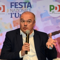 Foto Nicoloro G. 08/09/2018 Ravenna Festa Nazionale de l' Unita'. nella foto il deputato PD Enrico Borghi.
