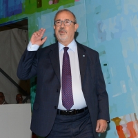 Foto Nicoloro G.   08/09/2018   Ravenna    Festa Nazionale de l' Unita'. nella foto il segretario nazionale della UIL Carmelo Barbagallo.